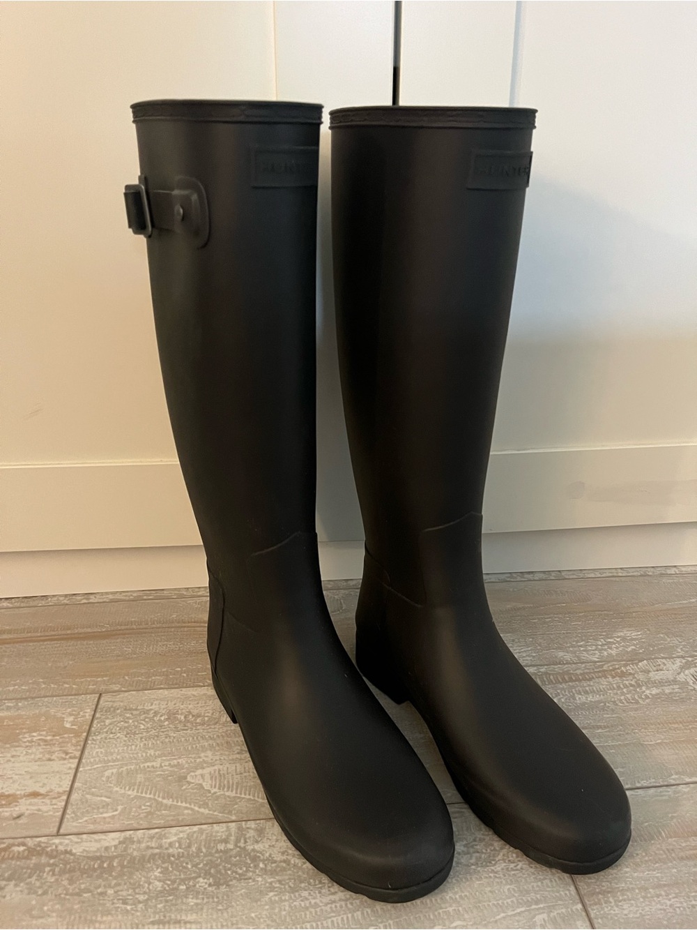 Hunter Original Black Tall Waterproof Rain Boots